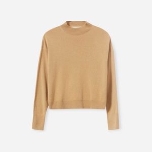Everlane Camel Cashmere Mockneck